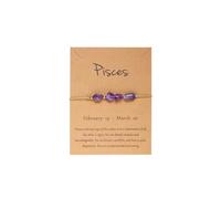 Your Always Charm Zodiac Bracelet 12 Constellation Healing Crystal Stone Beads Bracelet Birthday Zodiac Spiritual Jewelry Gift, 9, Alloy, Alloy