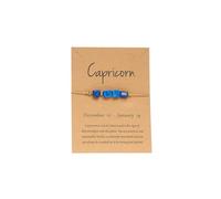 Your Always Charm Zodiac Bracelet 12 Constellation Healing Crystal Stone Beads Bracelet Birthday Zodiac Spiritual Jewelry Gift, 9, Alloy, Alloy