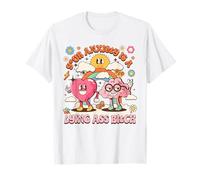Your Anxiety is A Lying Ass Bitch Groovy Women (On Back) T-Shirt