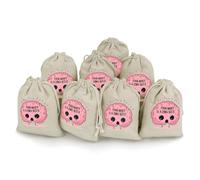 Your Anxiety Is A Lying Bitch 8Pcs Drawstring Gift Bags Reusable Hessian Bags for Wedding Favors Party Jewelry Pouches