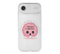 Your Anxiety Is A Lying Bitch Compatible with iPhone 17/17 Air/17 Pro/17 Pro Max TPU Phone Case Slim Phone Protective Cover