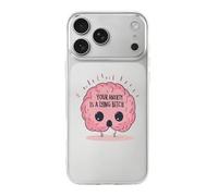 Your Anxiety Is A Lying Bitch Compatible with iPhone 17/17 Air/17 Pro/17 Pro Max TPU Phone Case Slim Phone Protective Cover