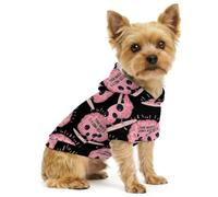 Your Anxiety Is A Lying Bitch Dog Hoodie Puppy Sweatshirt Outfit S | Small Medium Dogs Pet Clothes Sweater Coat T-shirt Top