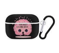 Your Anxiety Is A Lying Bitch Hard Shell Case Skin Accessories Cover with Hanging Loop Compatible with AirPods Pro 2