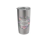 Your Attitude Determines Your Direction Mindset Quotes - Stainless Steel Insulated Tumbler