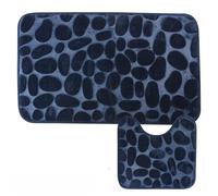 Your bathroom Bath Mat 2-Piece Set - Ultra Soft Memory Foam Non-Slip Bath Mats - Super Absorbent & Quick Dry - Machine Washable Toilet & Shower Mat - Polyester Fiber Mat Mould Free