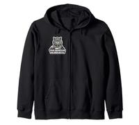 Your Behaviour Has Been Noted - Sarcastic British Cat Zip Hoodie