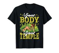 Your Body is Your Temple Body Positivity Distressed T-Shirt