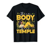 Your Body is Your Temple Body Positivity Self Care Grunge T-Shirt