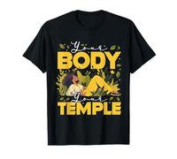 Your Body is Your Temple Body Positivity Self Care T-Shirt