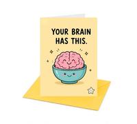 Your Brain Has This Good Luck Greeting Card