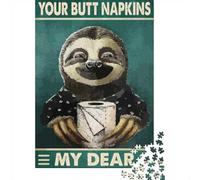 Your Butt Napkins My Dear(37) 1000 Piece Jigsaw Puzzle, 52x38cm/1000pcs, for Adults, Quiet Home Activity, Focused Puzzle Time And Time at Home