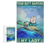 Your Butt Napkins My Lady Adult Puzzle, 1000 PCS, Relaxing Jigsaw Activity, An Engaging Indoor Activity for Quiet Evenings, at Home