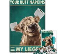 Your Butt Napkins My Lie Adult Jigsaw 1000pcs (38x26cm) Puzzle Challenge | Choose a gift for adults for year-end leisure time for calm winter leisure.