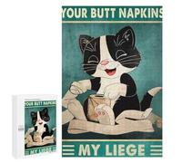 Your Butt Napkins My Liege Jigsaw Puzzle, 1000 PCS, Indoor Activity for The Home, A Relaxing Challenge for Adult Puzzle Enthusiasts