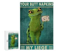 Your Butt Napkins My Liege Jigsaw Puzzle, 300 PCS, Indoor Activity for The Home, A Relaxing Challenge for Adult Puzzle Enthusiasts