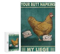 Your Butt Napkins My Liege Jigsaw Puzzle, 300 PCS, Indoor Activity for The Home, A Rewarding Pastime for Dedicated Jigsaw Fans, at Home
