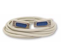 Your Cable Store 10 Foot DB15 15 Pin Serial Port Cable Male / Male