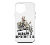 Your Call Is Important To US Skeleton Funny Customer Service Case for iPhone 12 mini