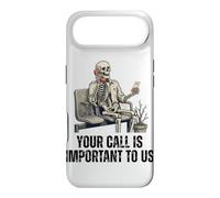 Your Call Is Important To US Skeleton Funny Customer Service Case for iPhone Air