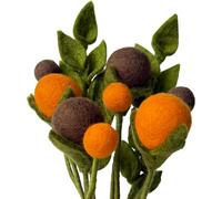 your castle Bouquet of 8 Handmade Artificial Felt Flowers & 1 AST, Fair Trade, Sustainable Felt Decoration, Realistic Artificial Flowers, Felt Floristics, Fabric Flowers, Felt Flower Set, Luna