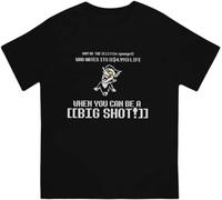 Your Chance to BE A Big Shot Style Tshirt Deltarune Game Kris Susie Ralsei Game Comfortable Hip Hop Graphic T Shirt Black Size S