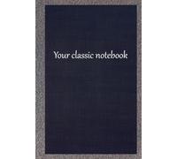 Your classic notebook: Notebook with 120 pages in total. 6x9 inch format.