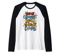 Your Comfort Zone is Your Enemy Inspirational Motivational Raglan Baseball Tee
