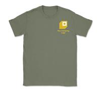Your Company Logo Pocket Custom T-Shirt Upload Image Personalised Workwear