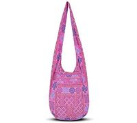 YOUR COZY Bags for Women Boho Purses Cotton Bag For Unisex (Tribe_Pink)