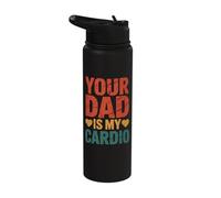Your Dad is My Cardio Stainless Steel Insulated Water Bottle