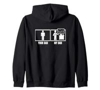Your Dad My Dad Daughter Son Funny Art Teacher Zip Hoodie