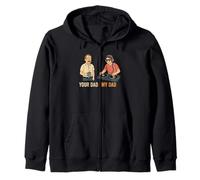 Your Dad My Dad DJ Disc Jockey Daughter Son Father's Day Zip Hoodie