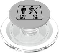 Your Dad vs My Dad Funny Dad Guitar Design PopSockets PopGrip for MagSafe