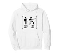 Your Dad vs My Dad Funny Dad Guitar Design Pullover Hoodie