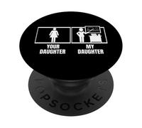 Your Daughter My Daughter Brother Funny Art Teacher PopSockets Adhesive PopGrip