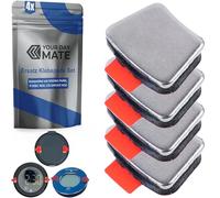 Your Day Mate Replacement adhesive pads set, 4 pieces, compatible with OOONO PARK, P-DISC NO2, CO-DRIVER NO2, metal plate with adhesive sticker, for parking disc and other devices
