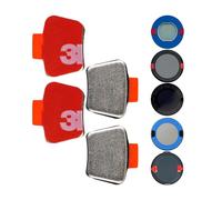Your Day Mate Replacement adhesive strip set, 4 pcs, compatible with OOONO PARK P-DISC NO1, NO2, NO3, NO4 and CO-DRIVER NO2, metal plates with adhesive pads