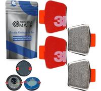 Your Day Mate Replacement adhesive strip set, 4 pieces, compatible with OOONO CO-DRIVER NO2, PARK, P-DISC NO2, metal plates with adhesive pads, for parking disc and device