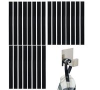 Your Day Mate Towel Hanger for Sewing on, 24 Pieces, 180 x 12 mm Loops, in Black, Hanger Holder for Dish Towel, Cloth, Decorative Items, Camping Accessories, Robe Holder, Bathrobe Hook