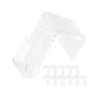 Your Day Mate Window Hooks for Hanging, 12 pcs, in Transparent, Decorative Hooks for 0.47 to 0.67" sash Thickness, Window Door Hooks, Window Clip for Fairy Lights, Transparent Decorative Pendants