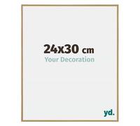 Your Decoration - Picture Frame 24x30 cm - Beech Light - Decorative Wall Frame in Plastic with Antireflection - Frame 24x30 - Evry