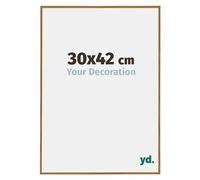 Your Decoration - Picture Frame 30x42 cm - Beech Light - Decorative Wall Frame in Plastic with Antireflection - Frame 30x42 - Evry