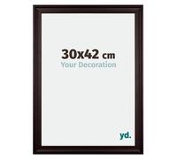 Your Decoration - Picture Frame 30x42 cm - Brown - Decorative Wall Frame in wood with Antireflection - Frame 30x42 - Birmingham