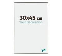 Your Decoration - Picture Frame 30x45 cm - Champagne - Decorative Wall Frame in Plastic with Antireflection - Frame 30x45 - Evry