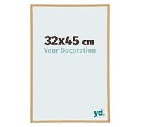 Your Decoration - Picture Frame 32,00x45,00 cm - Beech Light - UV Resistant Glass Plate - Anti-Reflective -Annecy
