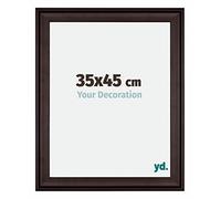 Your Decoration - Picture Frame 35x45 cm - Brown - Decorative Wall Frame in wood with Antireflection - Frame 35x45 - Birmingham