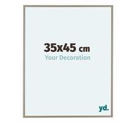 Your Decoration - Picture Frame 35x45 cm - Champagne - Decorative Wall Frame in Aluminium with Antireflection - Frame 35x45 - Austin