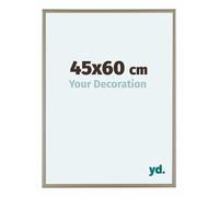 Your Decoration - Picture Frame 45x60 cm - Champagne - Decorative Wall Frame in Aluminium with Antireflection - Frame 45x60 - Kent