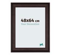 Your Decoration - Picture Frame 48x64 cm - Brown - Decorative Wall Frame in wood with Antireflection - Frame 48x64 - Birmingham